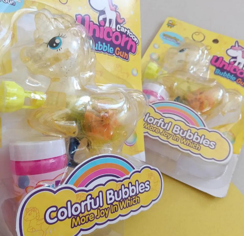 Бульбашковий пістолет механічний юнікорн Київ - фото 2