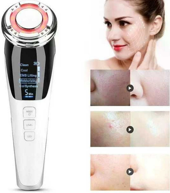 Мікрострумовий RF Lifting масажер для обличчя Skin Lifting 7.0 White. Харків - фото 6