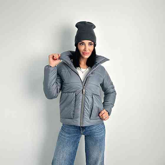 Демісезонна куртка з синтепоном "Lake" оптом | Батал | Розпродаж моделі Київ