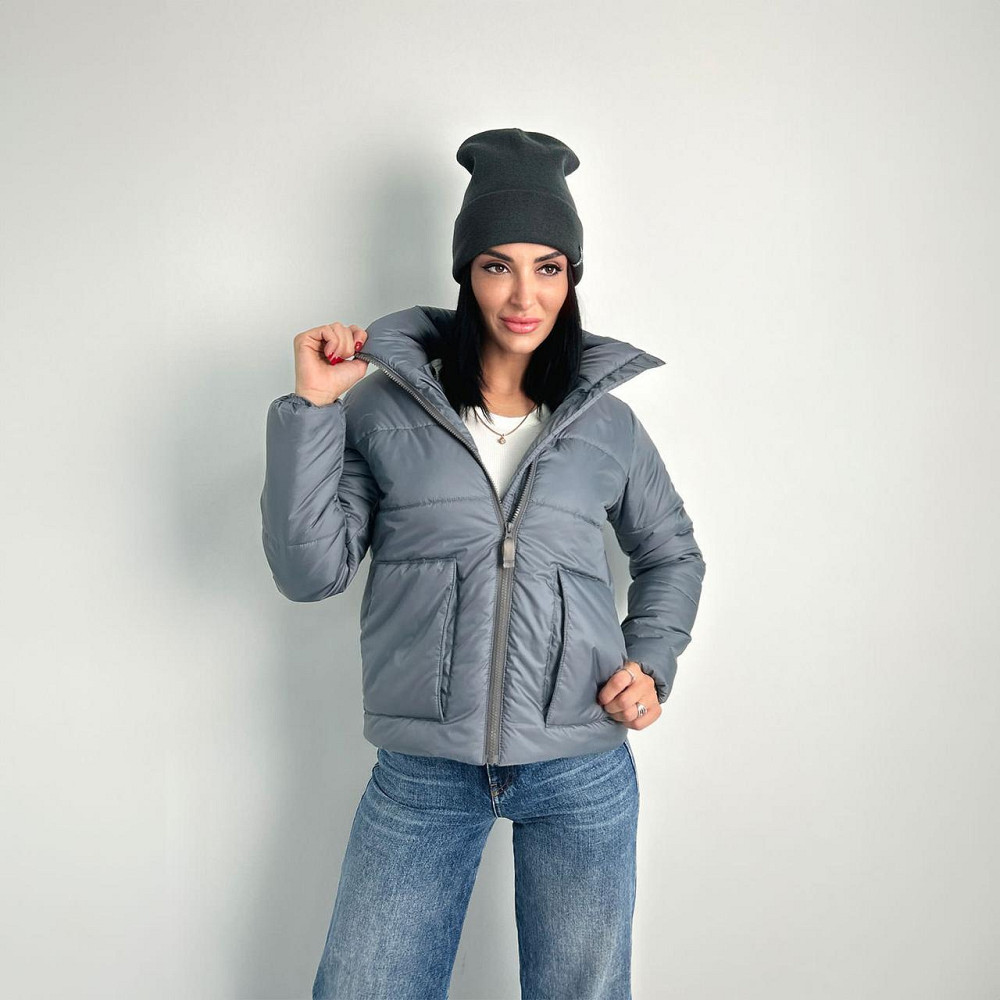 Демисезонная куртка с синтепоном Lake батал Киев - изображение 4