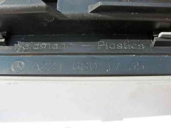 Mercedes-Benz  A2216801735 9051 Накладка порога чорна внутрішня задня ліва (потертий хром) S-Class W221 long Одеса