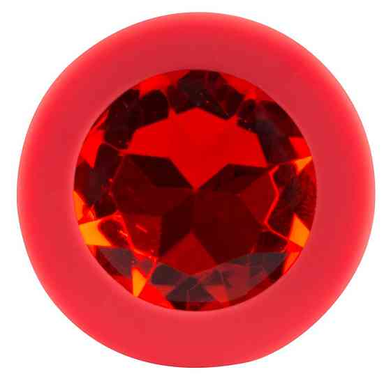 Анальна пробка - Colorful Joy Jewel Red Plug Small Sex Aura Київ