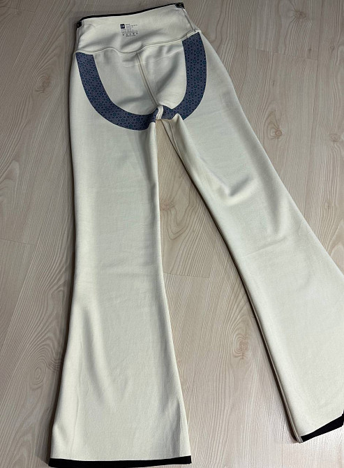 Лосины женские Kenalin W18 клеш утепленные с флисом пуш ап черные, черный, SM Киев - изображение 4