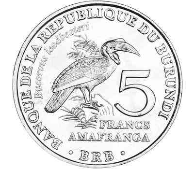 Burundi Бурунді — 5 Francs 2014 UNC птиця Полтава