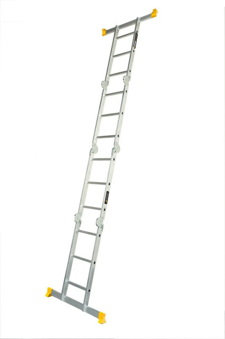 MASTERTOOL Драбина алюмінієва MASTERTOOL шарнірна 4х3 ступенів h=4400 мм max 150 кг 79-1603 Киев - изображение 3