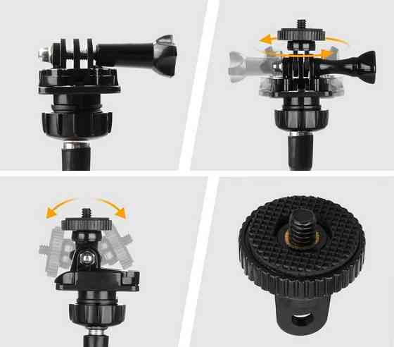 Гнучкий тримач для веб камери на стіл універсальний 67см ACprof MJ12 SBR Київ