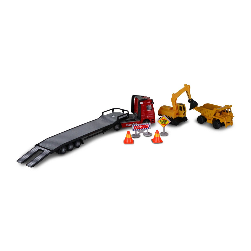 Ігровий набір - Автоперевізник (автоперевізник, самоскид, екскаватор, акс.) Днепр - изображение 14