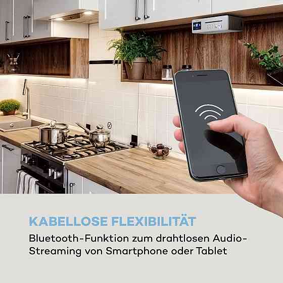 Silver Star Chef кухонне радіо 20 Вт макс CD BT USB Internet/DAB+/FM сріблястий сріблястий (Німеччина, Рівне