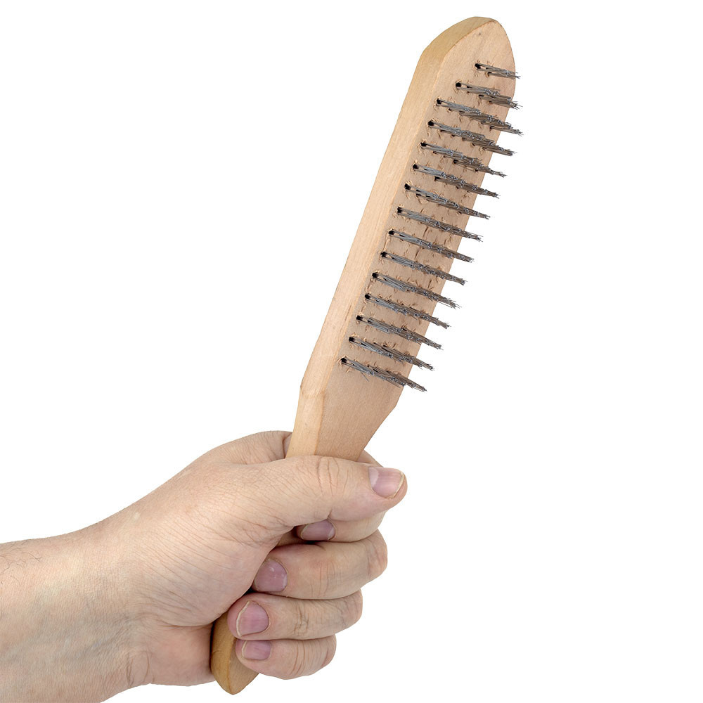 Щетка проволочная деревянная 6-ти рядная SIGMA (9011161) Ровно - изображение 8