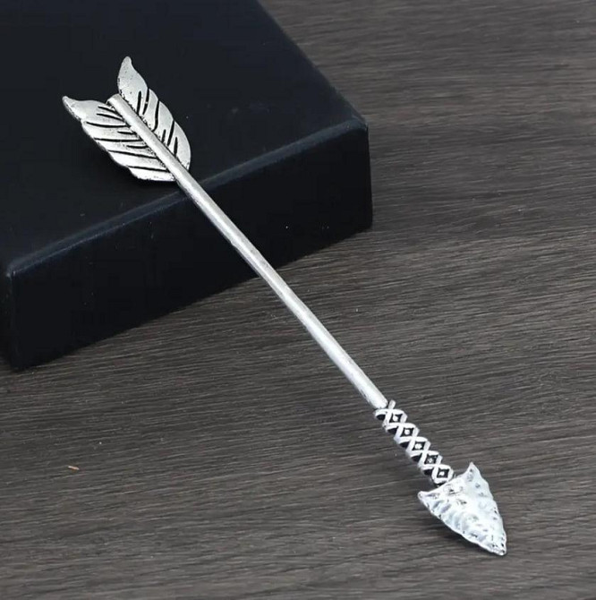 Винтажная заколка в виде стрелы – шпилька для волос Стрелка украшение для волос, стильные аксессуары Киев - изображение 1