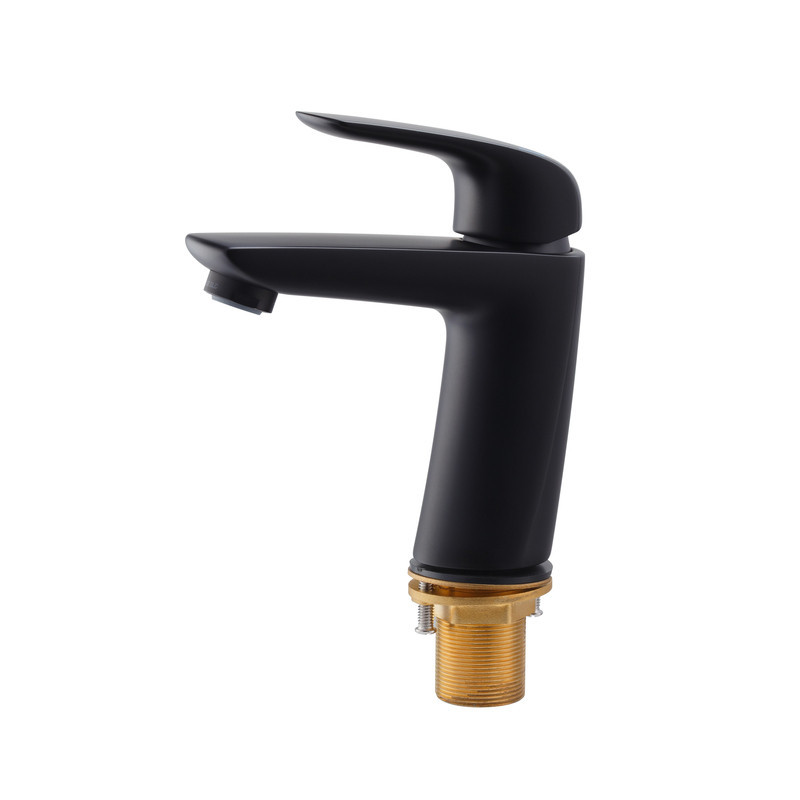 Черный смеситель для умывальника Koer KB-10008-05 KR3471 Харьков - изображение 7