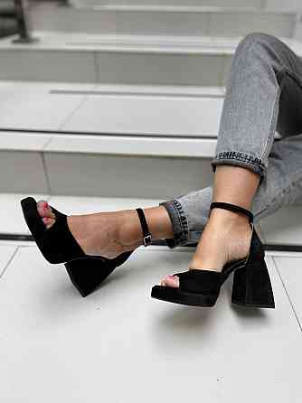 SANTINI Босоніжки жіночі SANTINI 212189-21 чорні (літо, замша натуральна) (5507) Коломия