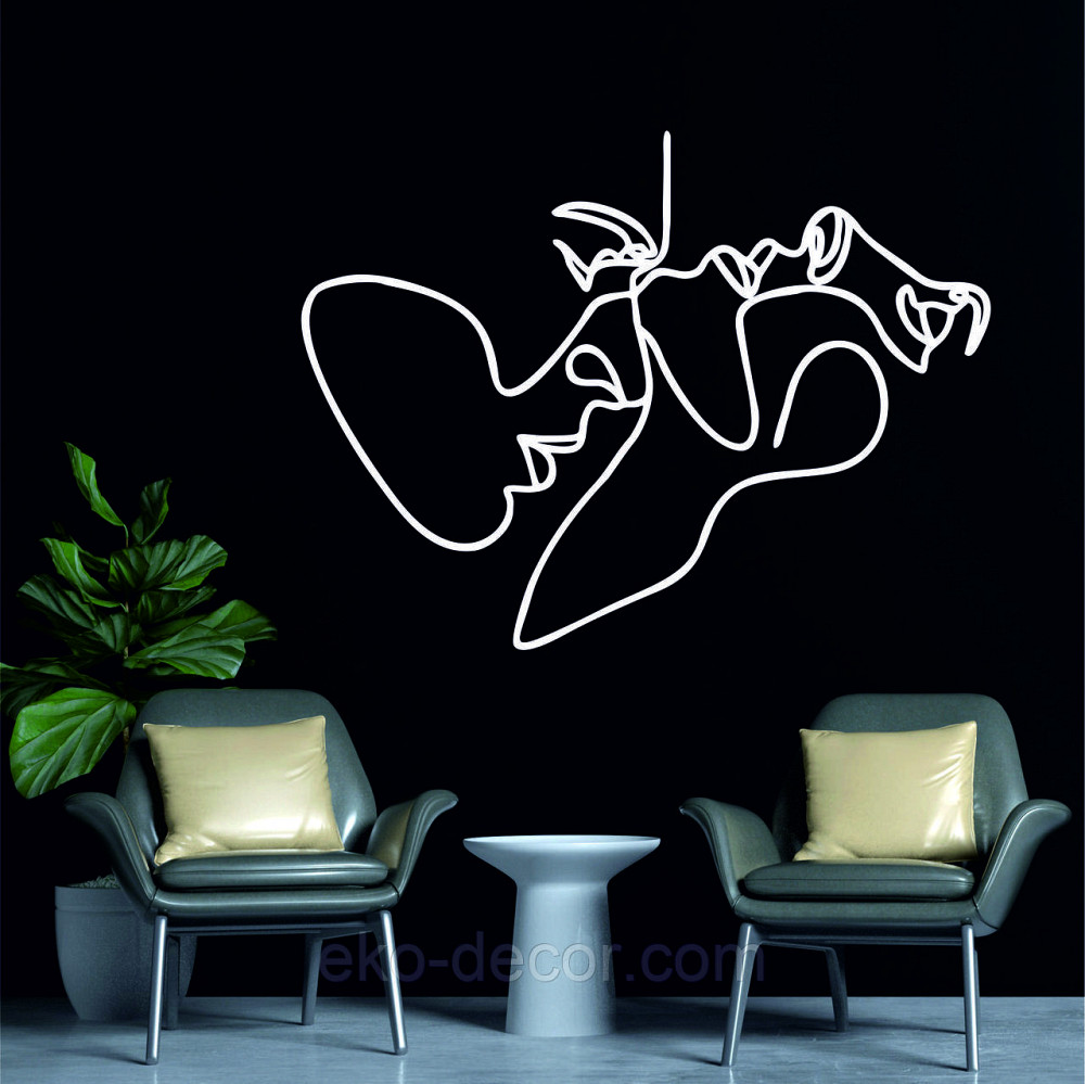 Декоративне настінне Панно «Він та Вона», Декор на стіну Київ - фото 2