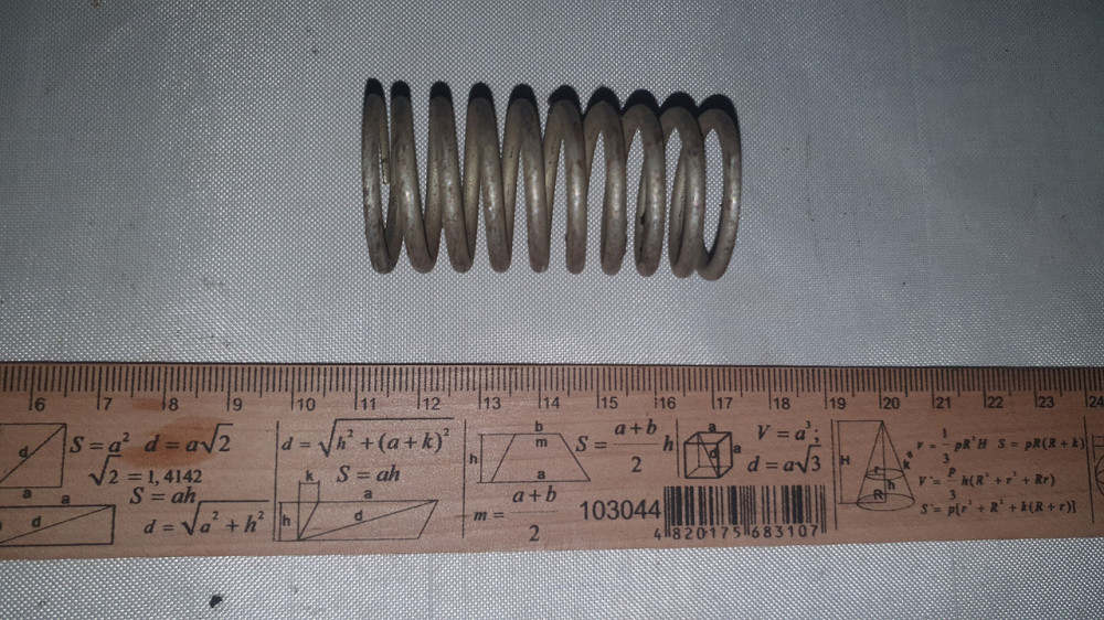 Пружина стиснення 28х55х3 мм. СССР. Харків - фото 2