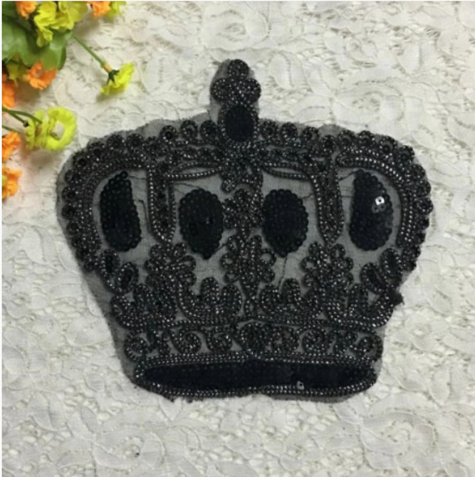 Аппликация нашивка на одежду Корона блестящая Киев - изображение 1