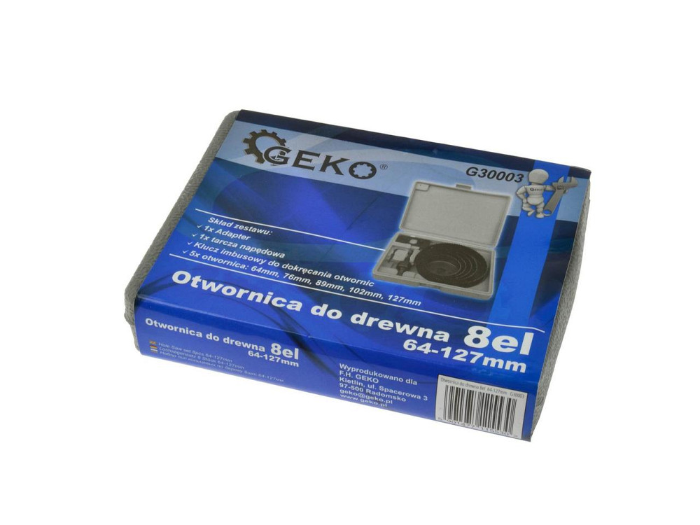 Кільцеві пилки деоевини "GeKo" комплект  8шт.: (64-127)мм Киев - изображение 3