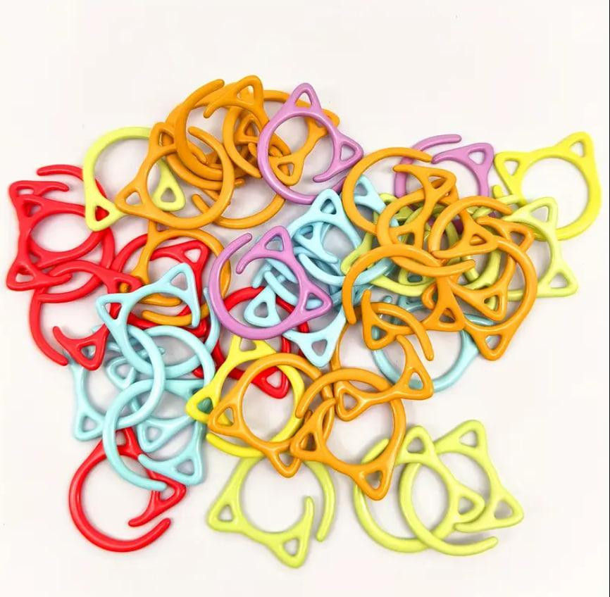 Металлический маркер для вязания в виде кота, набор 10 шт. Киев - изображение 3