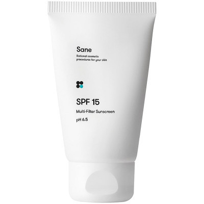 Крем для лица Sane SPF 15 Multi-Filter Sunscreen pH 6.5 Дневной 40 мл (4820266830069) Винница - изображение 1