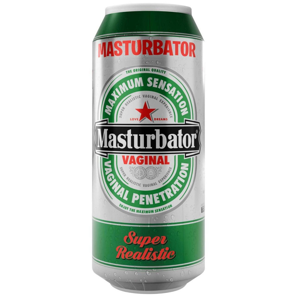 Мастурбатор-вагина Alive Heineken Vagina II в виде банки пива Sex Aura Киев - изображение 1
