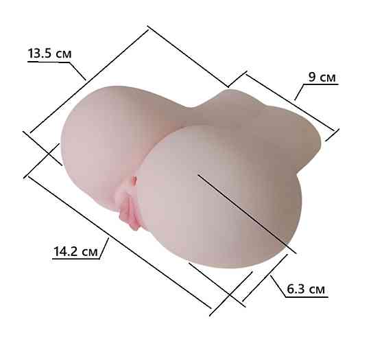 Мастурбатор с двумя входами (вагина и анус) OYO - Sweet Butt, MT-002 Sex Aura Киев