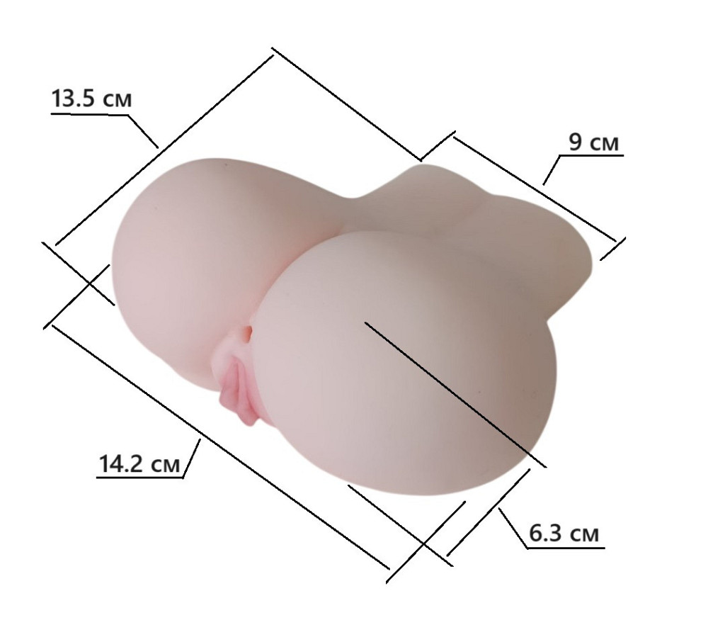 Мастурбатор с двумя входами (вагина и анус) OYO - Sweet Butt, MT-002 Sex Aura Киев - изображение 5