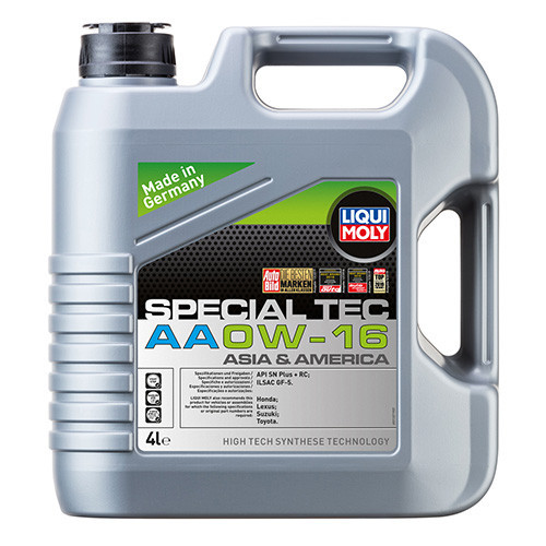 LIQUI MOLY 21327 Special Tec AA 0W-16 — Полностью синтетическое моторное масло | Максимальная экономия топлива и защита современны Ковель - изображение 1