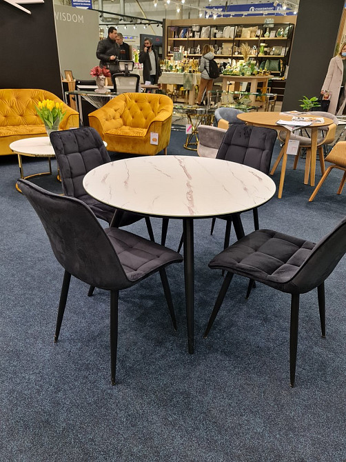 Стілець CHIC VELVET чорний каркас/чорний BL.19 Дніпро - фото 6