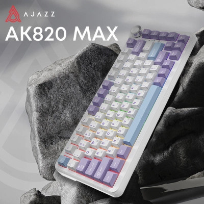 Клавіатура Ajazz AK820 MAX Magnetic Switch RGB USB White (AK820MAX-WM-PWB) Вінниця - фото 3