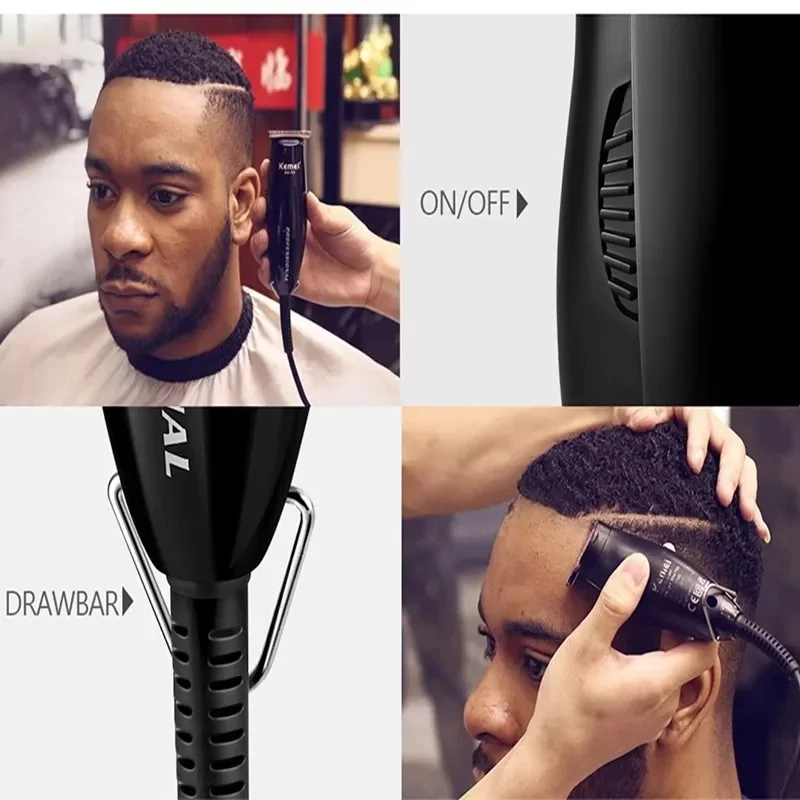 Професійна машинка-триммер для стрижки Kemei Km-701 (7 насадок) Київ - фото 8