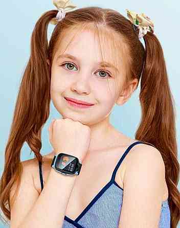 Детские смарт часы звонки 4G видеосвязь 8 Мп слежение GPS HOCO Y104. Харьков