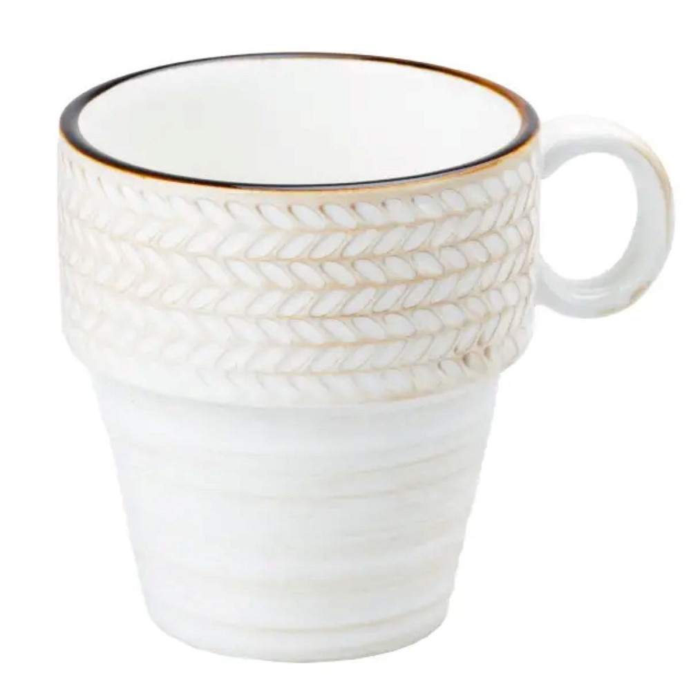 Чашка порцелянова 350 мл для кави чаю Біла HP23384 Коломия - фото 1