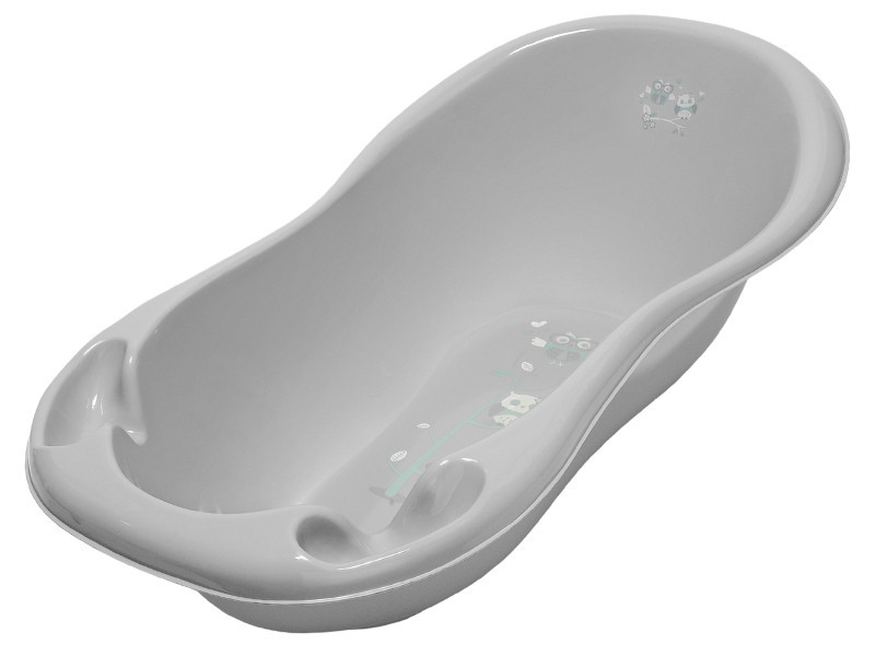 Ванна дитяча зі зливом LUX OWLS 102 см grey Київ - фото 1