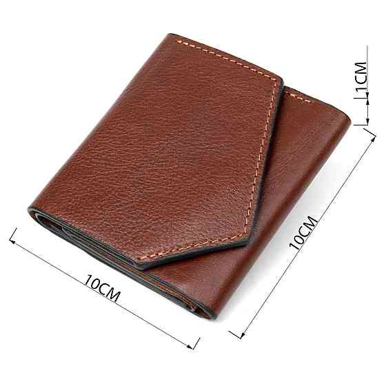 Оригінальне портмоне для чоловіків GRANDE PELLE 11464 Коричневий Київ