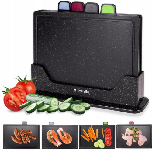 Набір дошок кухонних (4 дошки + підставка) 5225 KAMILLE Житомир - изображение 5