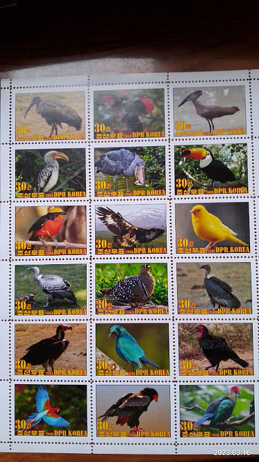 Корея. Марки. Фауна. Блок. 2011 год (Д-1) Полтава - изображение 1