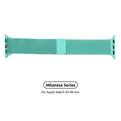 Ремінець до смарт-годинника Armorstandart Milanese Loop для Apple Watch 49/46/45/44/42 (Series 1-3) Mint Green (ARM55260) Вінниця - фото 1