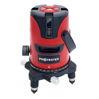 Лазерний нівелір Protester 5 ліній 1H/4V червоний промінь (LL605R) Вінниця - фото 1