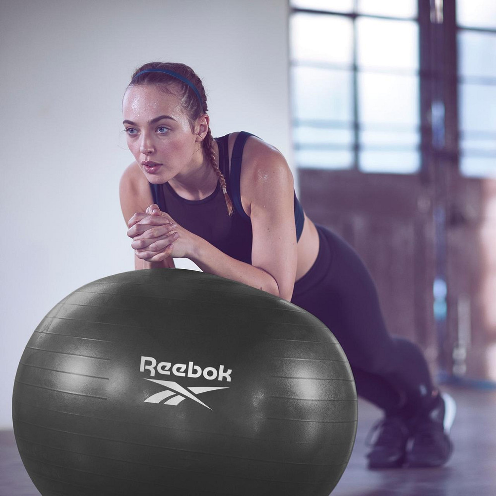 Гимнастический мяч Reebok 55 CM RAB-12015BK темно-серый Киев - изображение 7