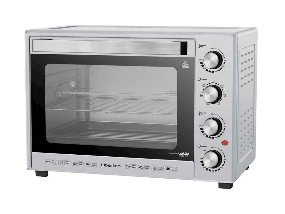 Електродуховка 2200 Вт 60 л LEO-602 Inox ТМ LIBERTON Київ - фото 1