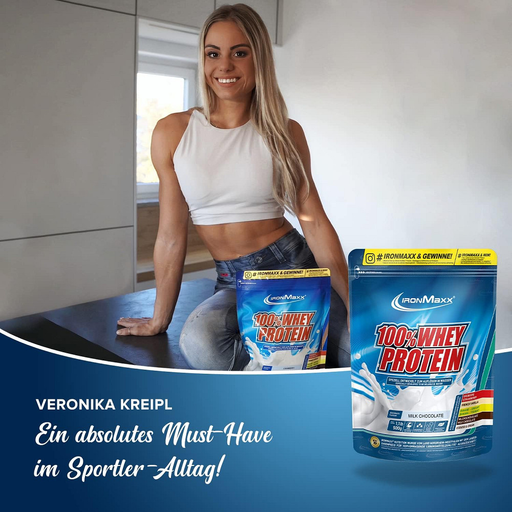 Протеїн Ironmaxx 100% Whey Protein 500 g (Milk Chocolate) Луцьк - фото 4