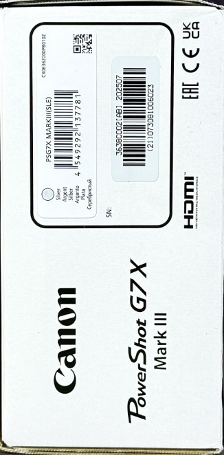 Компактный фотоаппарат Canon PowerShot G7 X Mark III Black 1 шт. NEW! Харьков - изображение 5