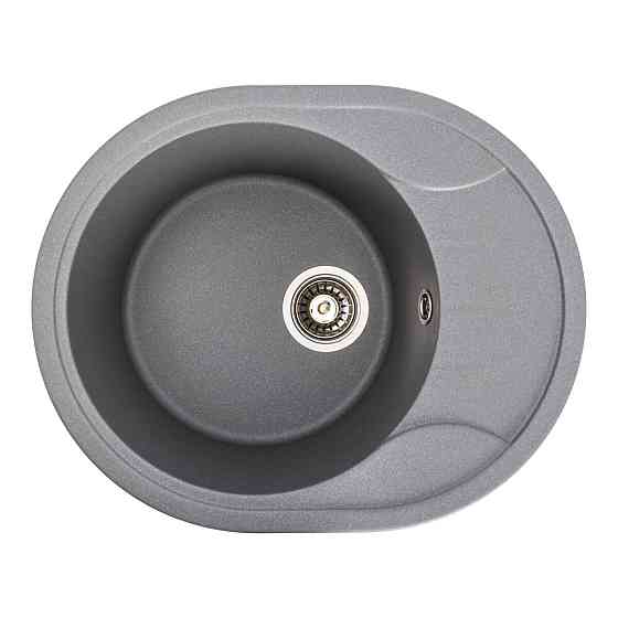 Гранітна мийка для кухні VALESO ONYX 5847 матова Сірий мусон Коломыя