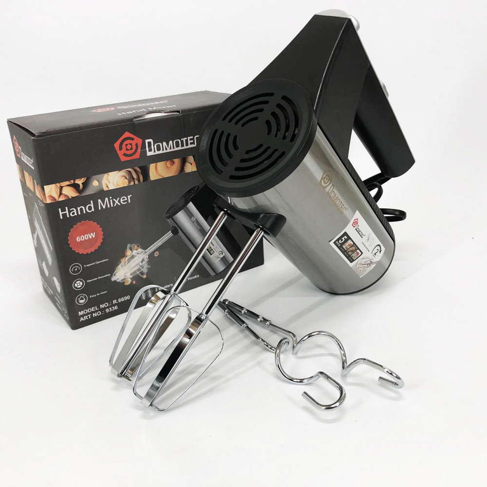 Міксер ручний 7 швидкостей DOMOTEC R6690 200Вт, Міксер для збивання вершків і молока OR-84 Івано-Франківськ - фото 7