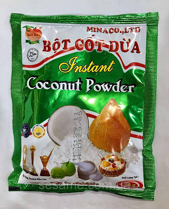 Сухое кокосовое молоко Bot Cot Dua coconut powder 50 грамм Харьков - изображение 2