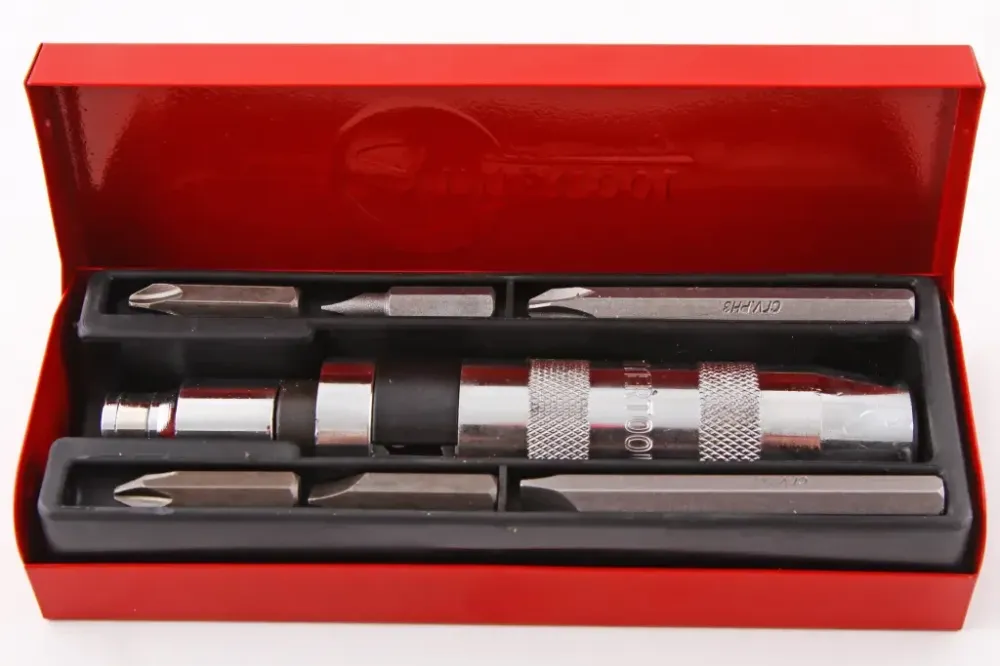 Викрутка відбійника з насадками Intertool Prof метал. уп. (7 ед.) Вінниця - фото 1