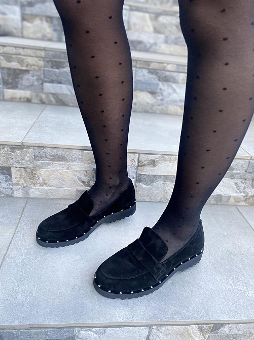 Lexi Туфлі жіночі Lexi 2006 чорні (весна-осінь, замша натуральна) (2644) лише 37р.39р. Коломыя - изображение 4