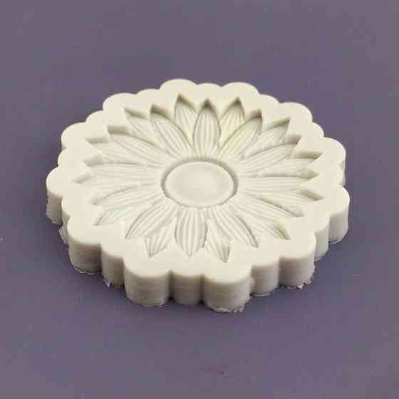 Молд силиконовый Цветок 49 мм серый Киев