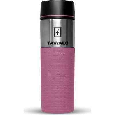 Термокружка Tavialo + 2 ущільнювальних кільця 420 мл Рожевий (190420111) Винница