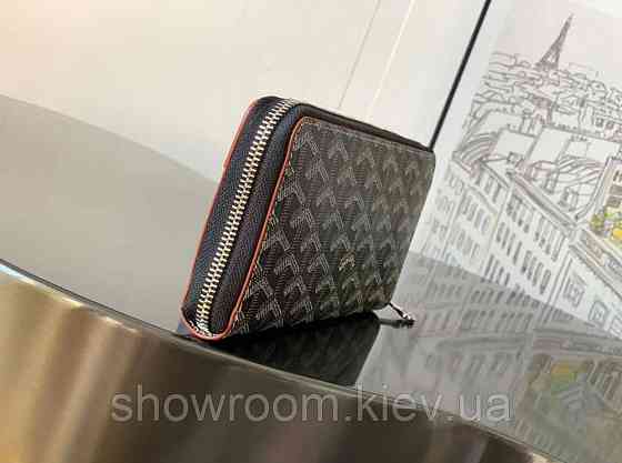 Гаманець на змійці Goyard (094) brown Lux Київ