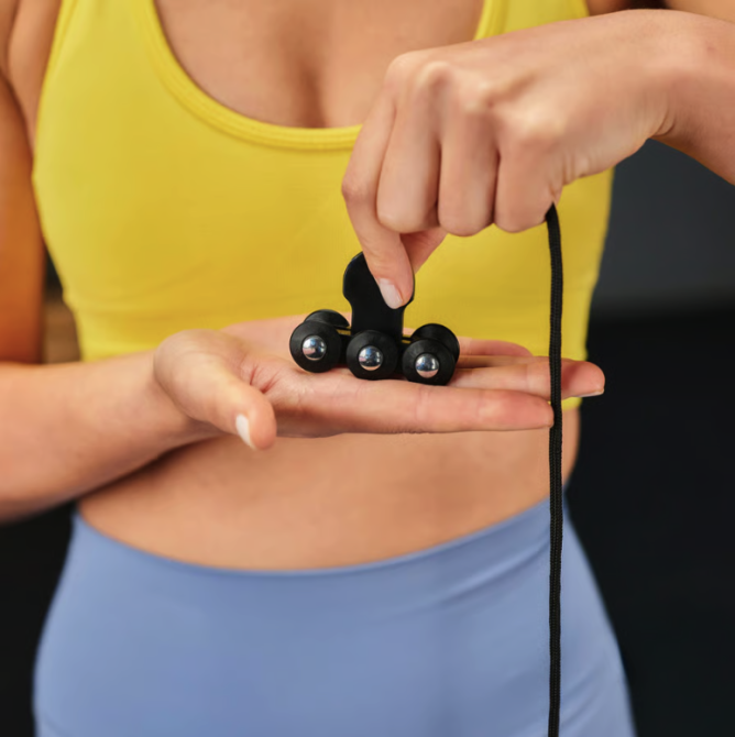 Хулахуп Trex Sport TX-010CHH масажний з обважнювачем чорний Киев - изображение 10